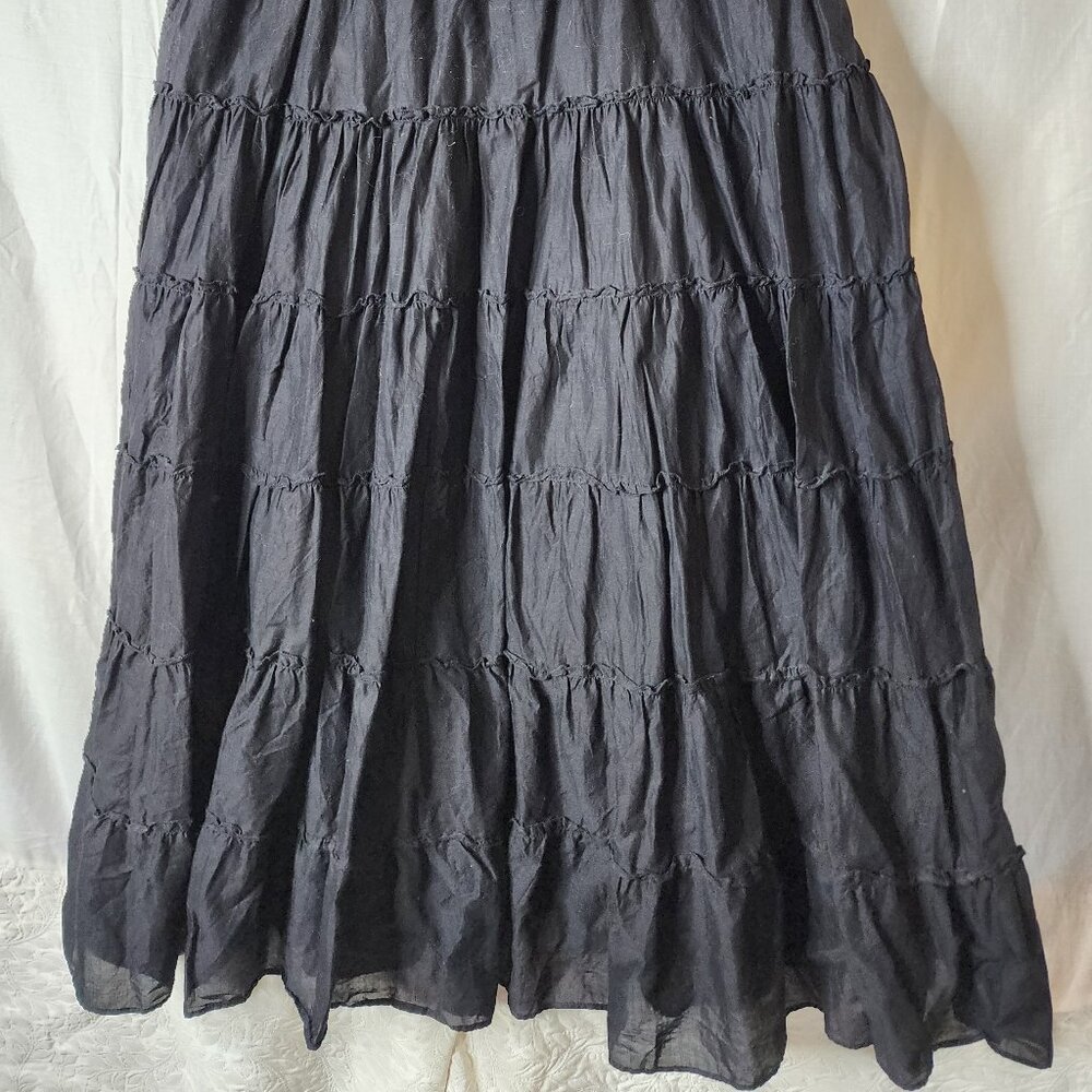 Style & Co Ruffle Tiered Cotton Midi Skirt – Plus Size 2X